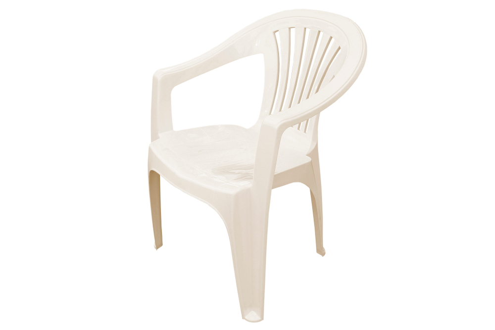 Кресло пластиковое Эфес арт.753 (белый) молочный
