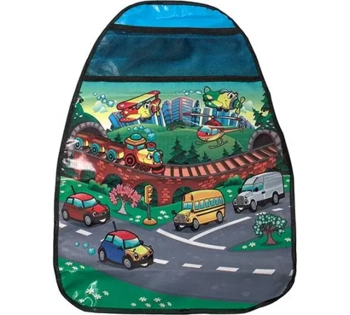 Чехол защитный спинки переднего сиденья от ног ребенка Dollex Город