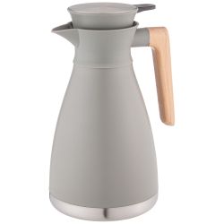 ВАКУУМНЫЙ КУВШИН (ТЕРМОС) AGNESS ИЗ НЕРЖ.СТАЛИ 1,5Л ЦВЕТ СЕРЕБРО