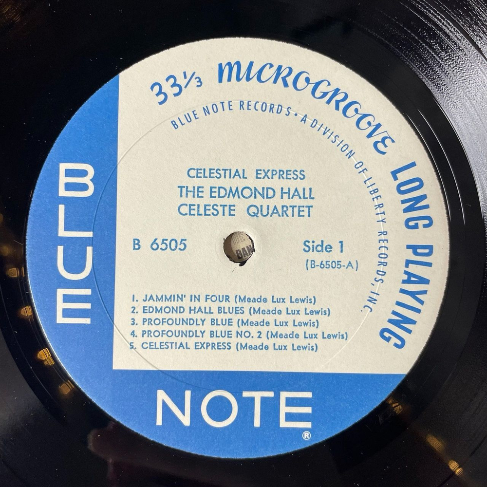 Винтажная виниловая пластинка LP Edmond Hall Celestial Express (USA 1969) (Blue Note) Джаз 30-40ых годов