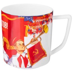 КРУЖКА LEFARD "БУДЬ ГОТОВ" 430 МЛ (КОР=48ШТ.)