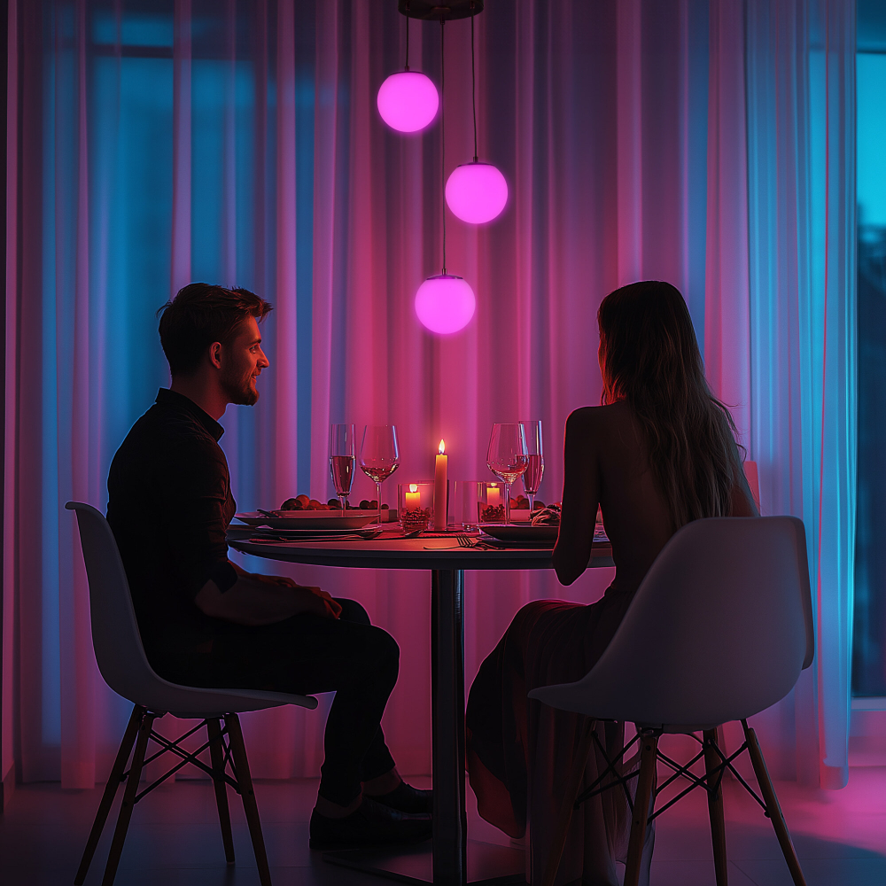 Citilux Адам Смарт CL228A031 RGB LED Умная каскадная люстра Матовый Хром