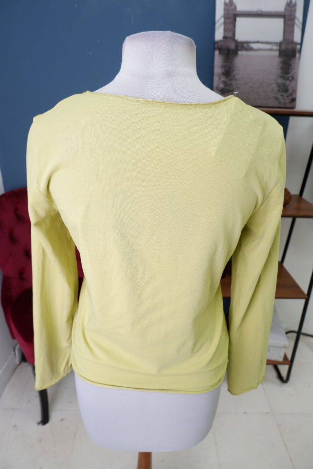 Джемпер с принтом 46 размер