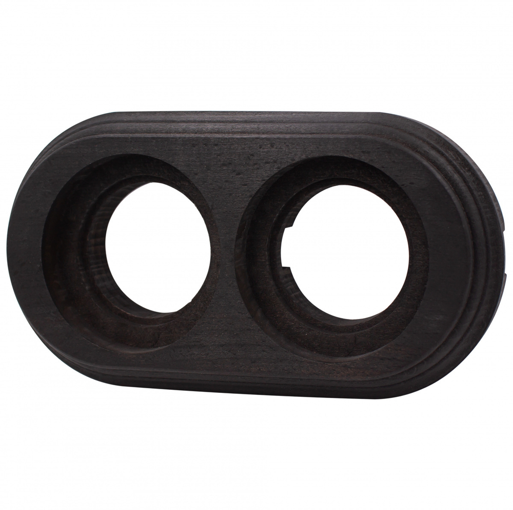 Рамка 2 постовая (Угольно-черный на бревно 200 мм) BFC20-620-119