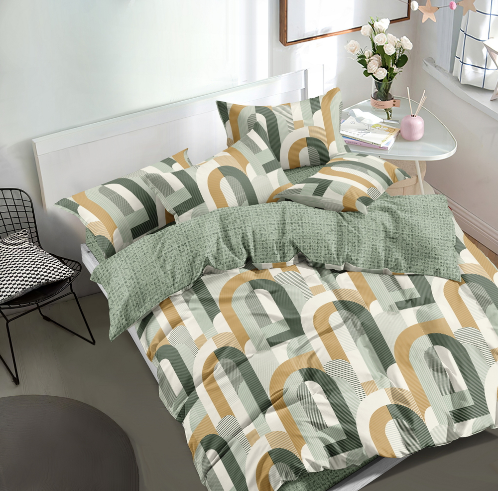 КПБ 1.5 сп с простыней на рез. 90х200 ПОПЛИН "П9"