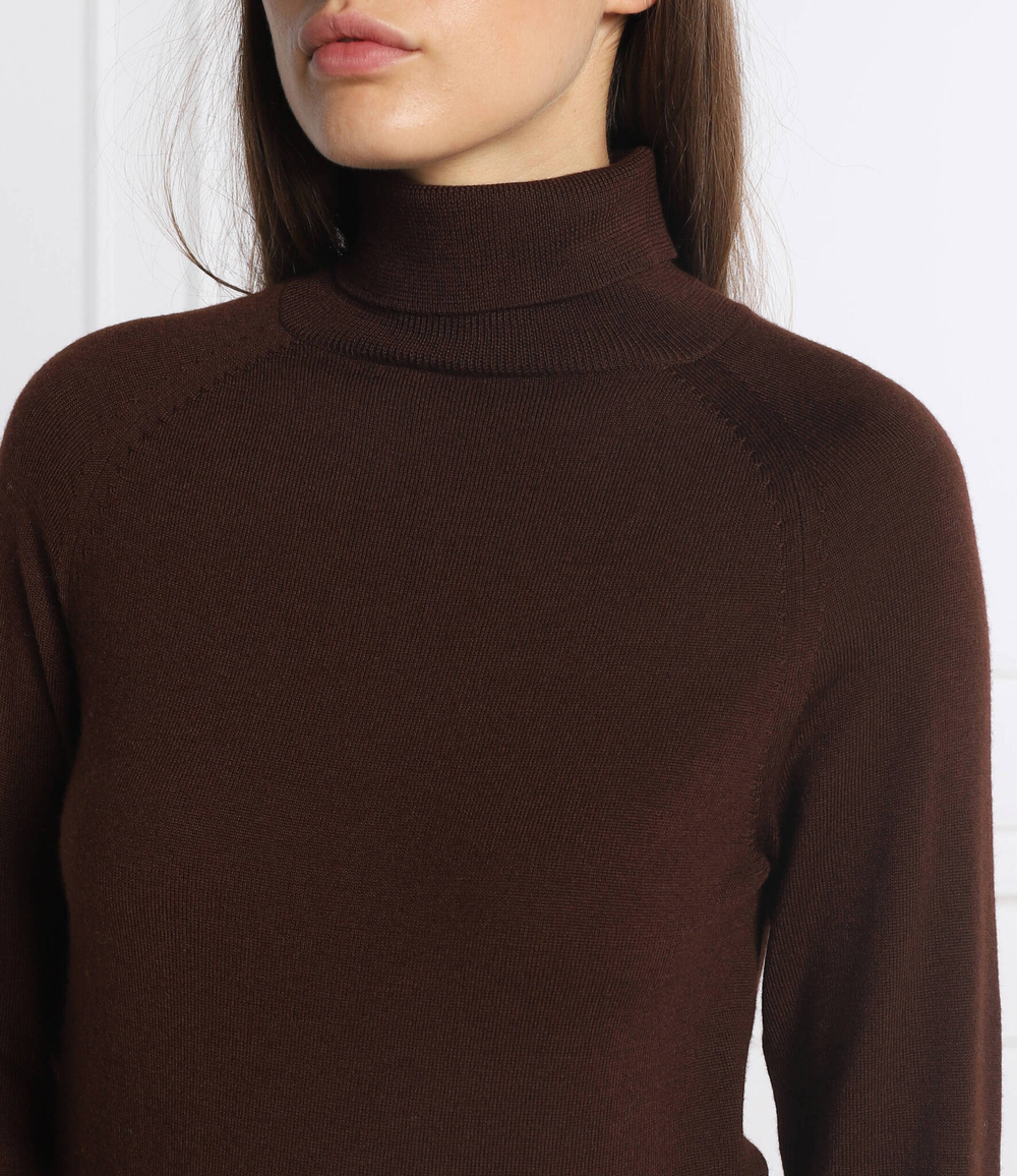 Хлопковый гольф rosatea Marella SPORT - коричневый(33661129)