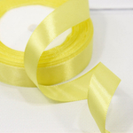 Лента Атласная 2см х 28м Сатин (Желтый)