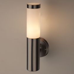 Светильник декоративный настенный ЭРА WL17 под лампу E27 IP44 хром/белый | Настенная подсветка