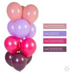 Шар (12"/30 см) Сиреневый (050), пастель 12 шт.