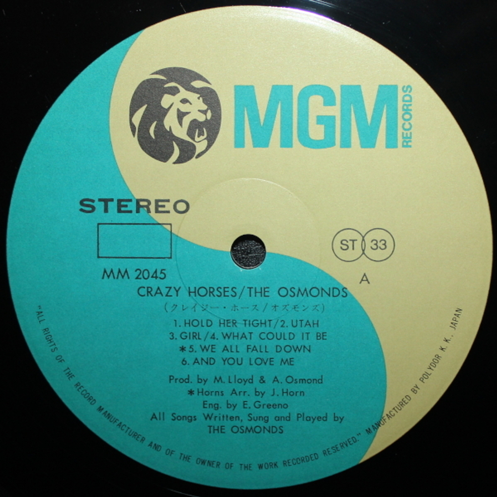 The Osmonds / Crazy Horses (LP)