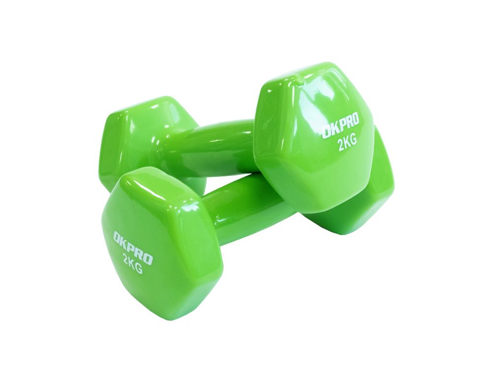Гантель виниловая 2 кг для групповых программ
