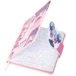 Дневник 1-11 класс 48 л., кожзам (твердая), застежка, BRAUBERG, "Аниме девочка", 107228