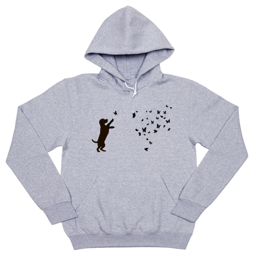 Толстовка "Бигль и бабочки"