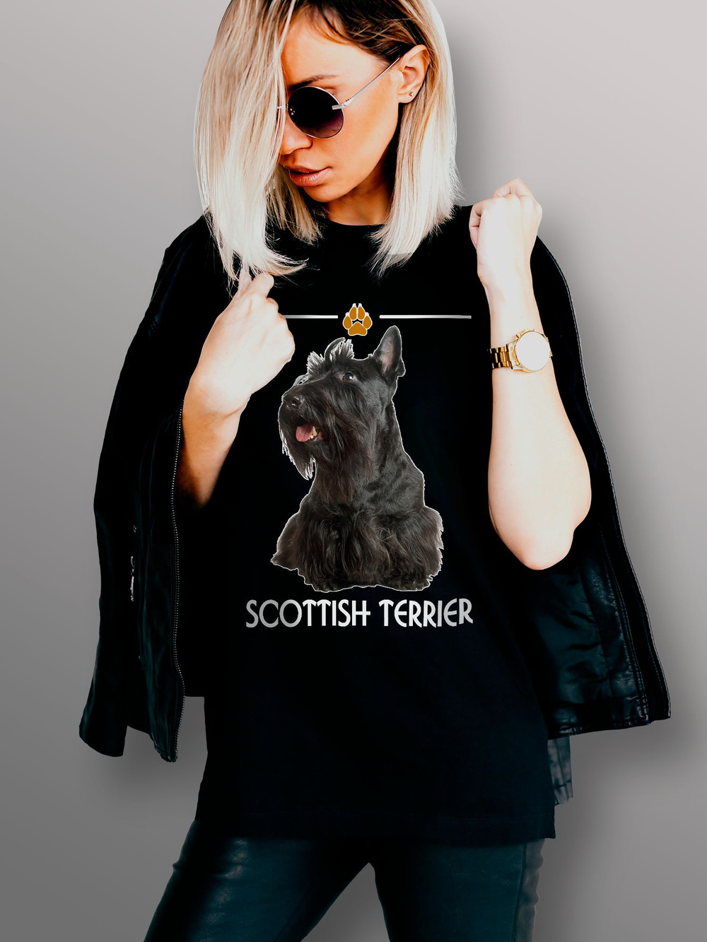Футболка шотландский терьер