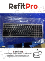 Клавиатура для ноутбука Lenovo Z500/P500 раскладка - русская, без подсветки, серая (25205530), оригинал