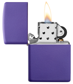 Зажигалка фиолетовая Purple Matte ZIPPO 237