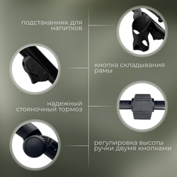 Модульная коляска BubaGO Savella 3в1