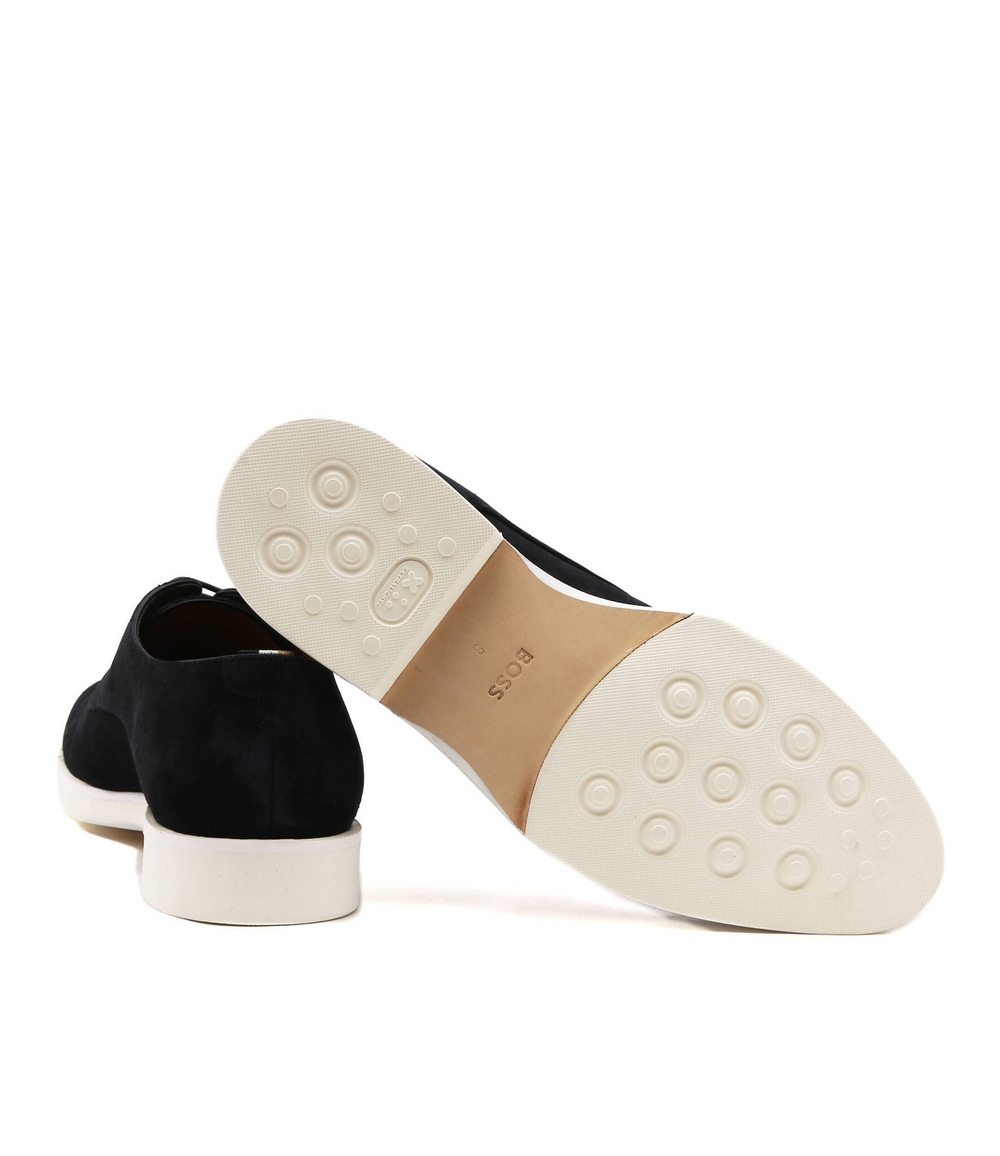 Кожаные броги jerrard_derb_sd BOSS BLACK - темно-синий(50466422)