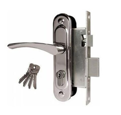 Замок Димитровград врезной "Зенит" ЗВ7 (Омега) цилиндров. с ручками хром