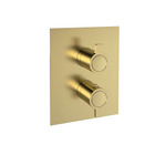 Встраиваемый термостатический смеситель для душа на 2 выхода BLAUTHERM 948722KSOC золото