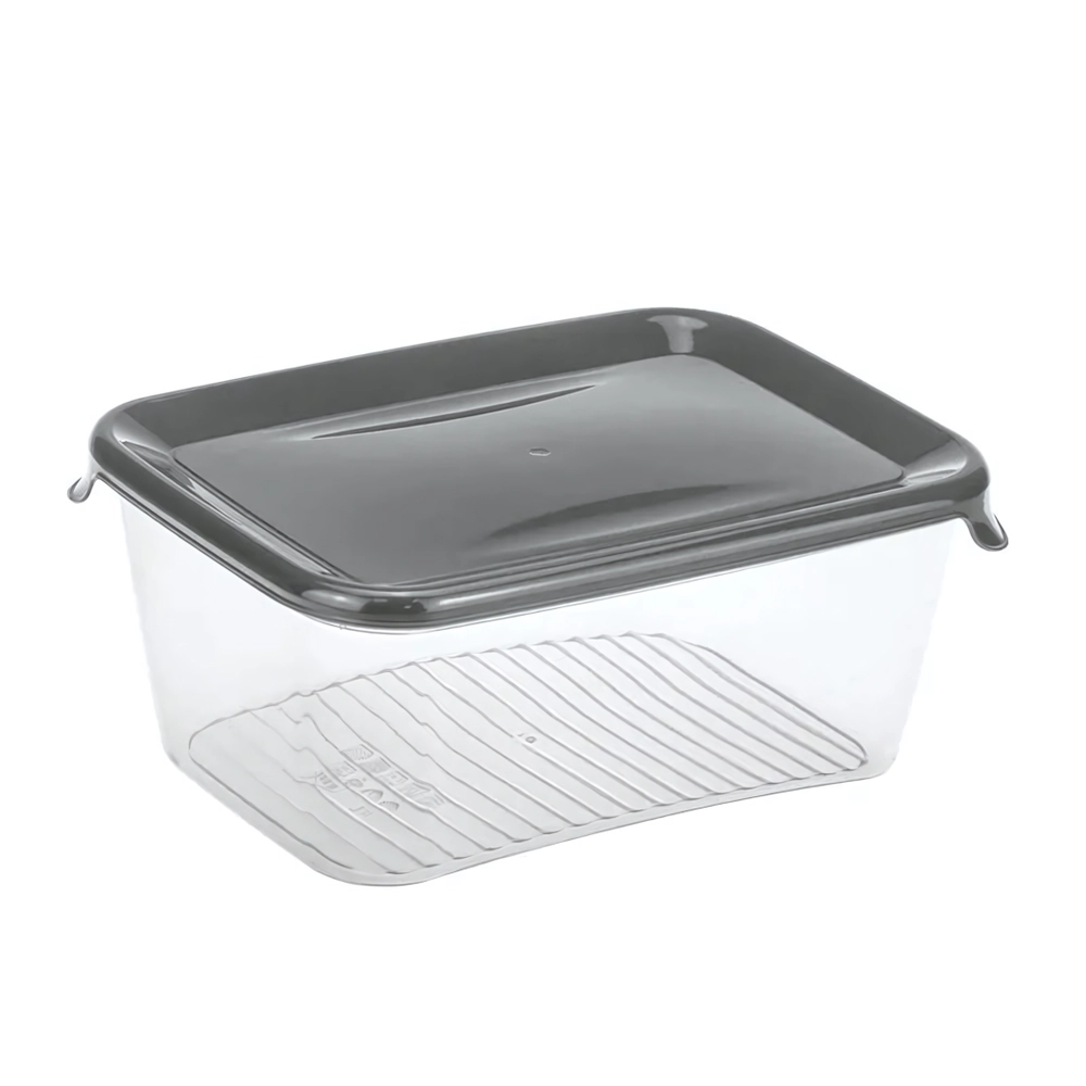 Емкость для продуктов ПРАКТИК 1л Графитовый (комплект 30 шт)