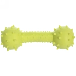 Игрушка для собаки «Bubble gum-Гантель» 14см цвет зеленый Ultramarine✦