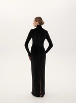 Платье-футляр, чёрный