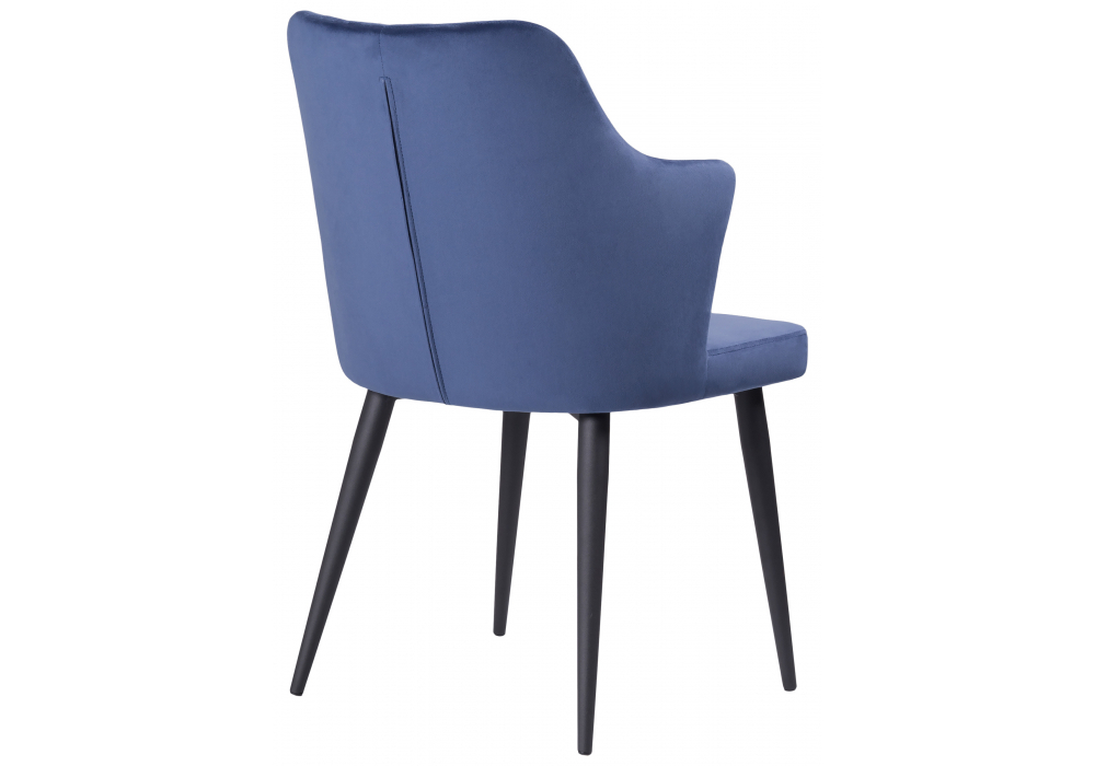 Стул на металлокаркасе Woodville Velen dark blue