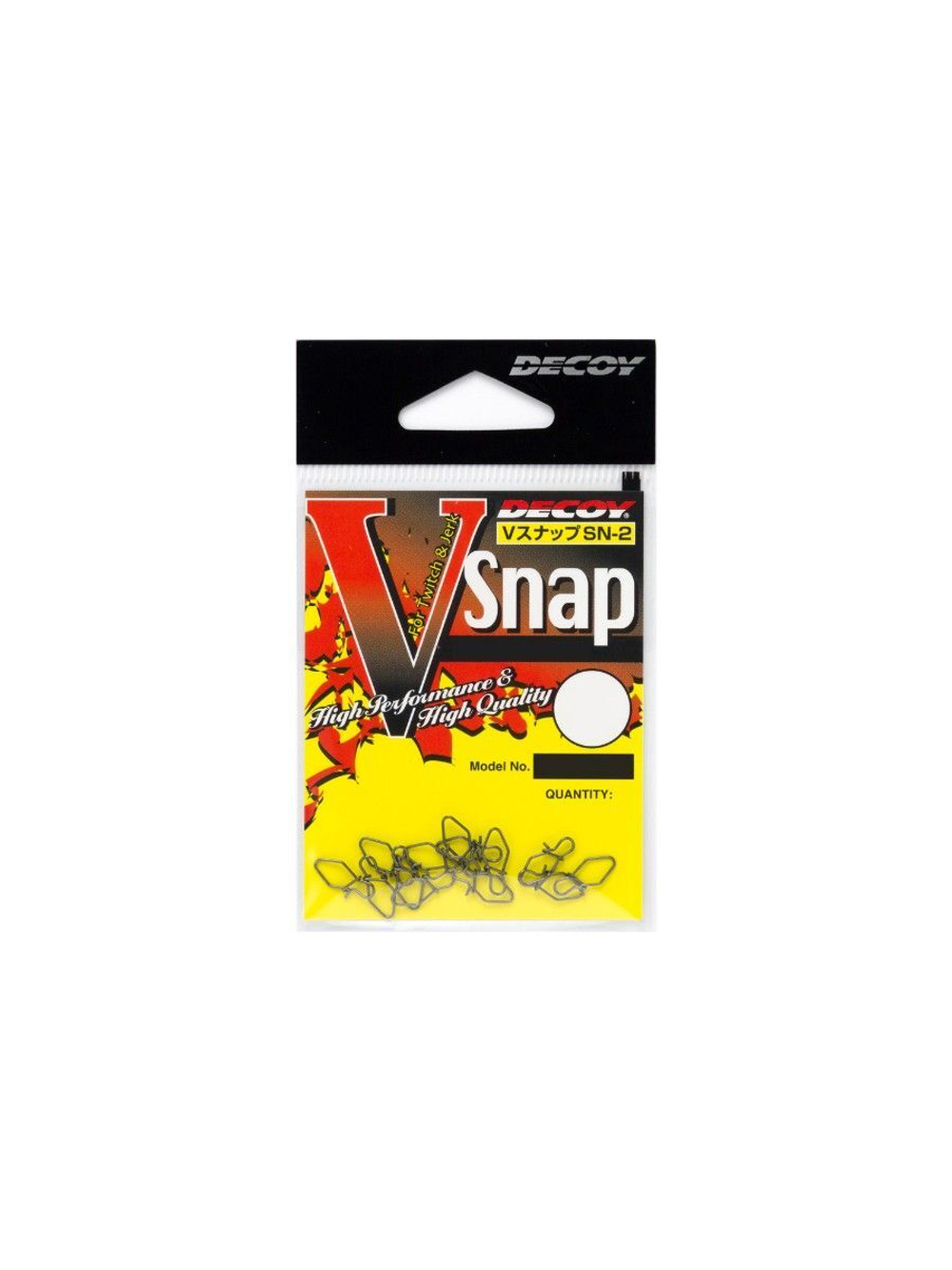 Застежка для рыбалки Decoy SN-2 V Snap #3 (в упаковке 12 штук)