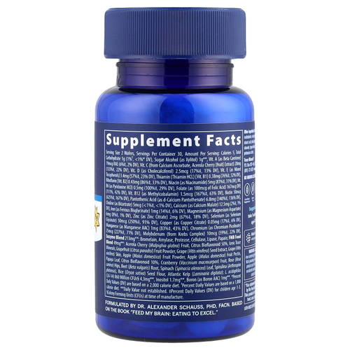 Trace, Feed My Brain, для детей, со вкусом фруктового пунша, 60 жевательных вафель