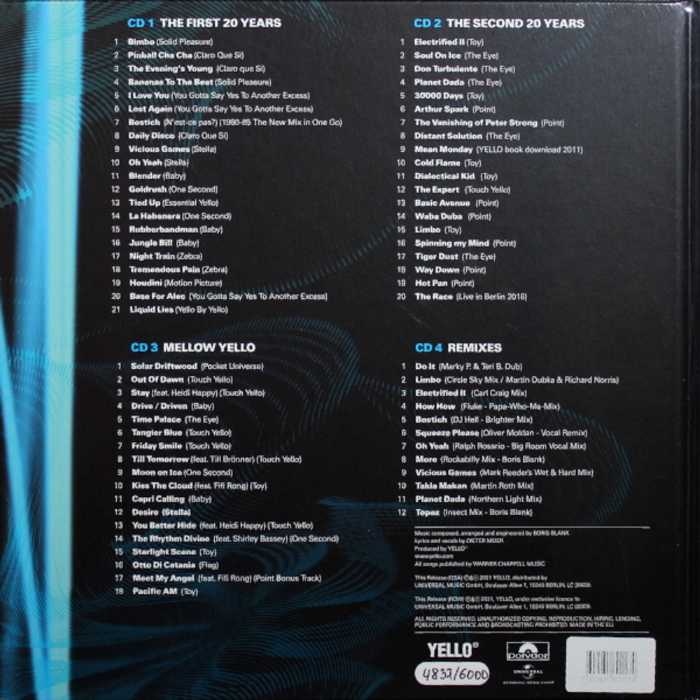 Yello / Yell4O Years (Limited Edition)(4CD)