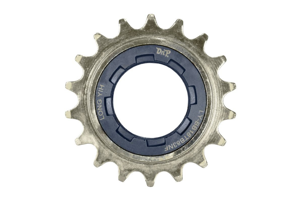 Трещотка BMX DNP LY-BB18TB83NF, 1\2*3\32 18T, резьба B1,37*24, Cro-Mo, 60 кликов, 8 шлицев, никелир.