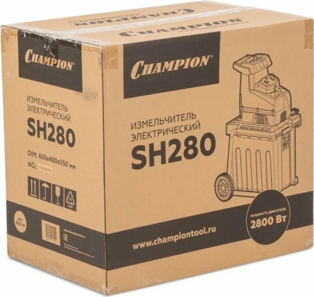 Измельчитель веток электрический CHAMPION SH280