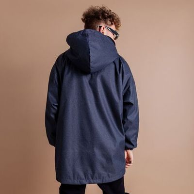 Demi-season membrane anorak for teens - GEOMETRIC