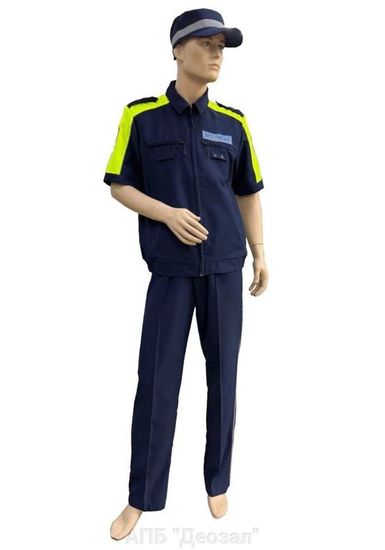 [М] Костюм летний "Полиция ДПС (ГИБДД)" нов\обр, кор. рукав (т.к. габардин) (приказ №777)