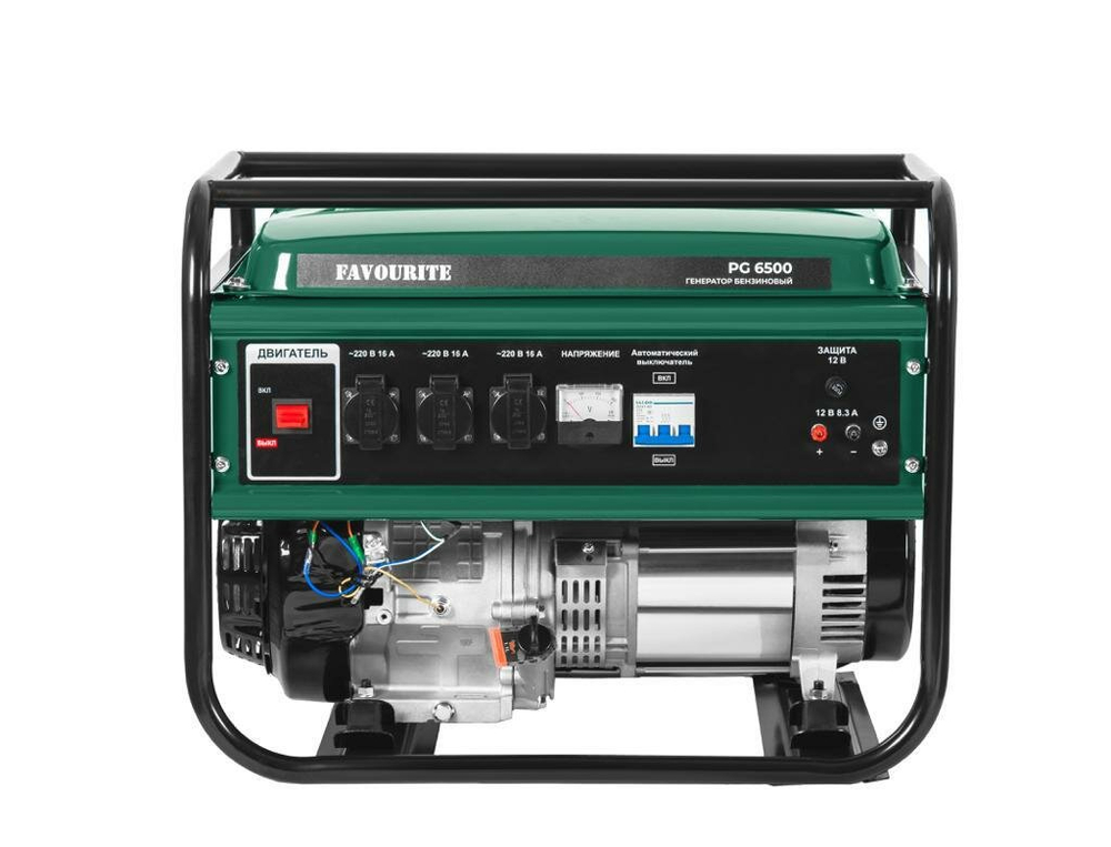 Генератор бензиновый FAVOURITE PG 6500 6,5 кВт, 13 л.с. (160006500)