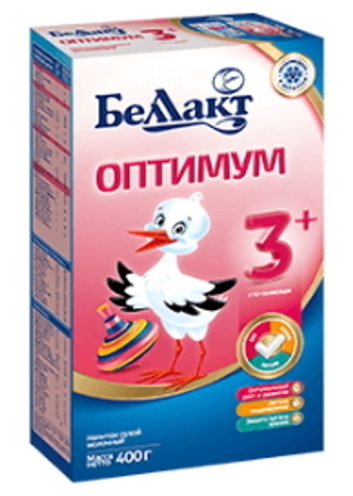 Белорусская смесь сухая &quot;Оптимум 3+&quot; 400г. Беллакт - купить с доставкой на дом по Москве и всей России