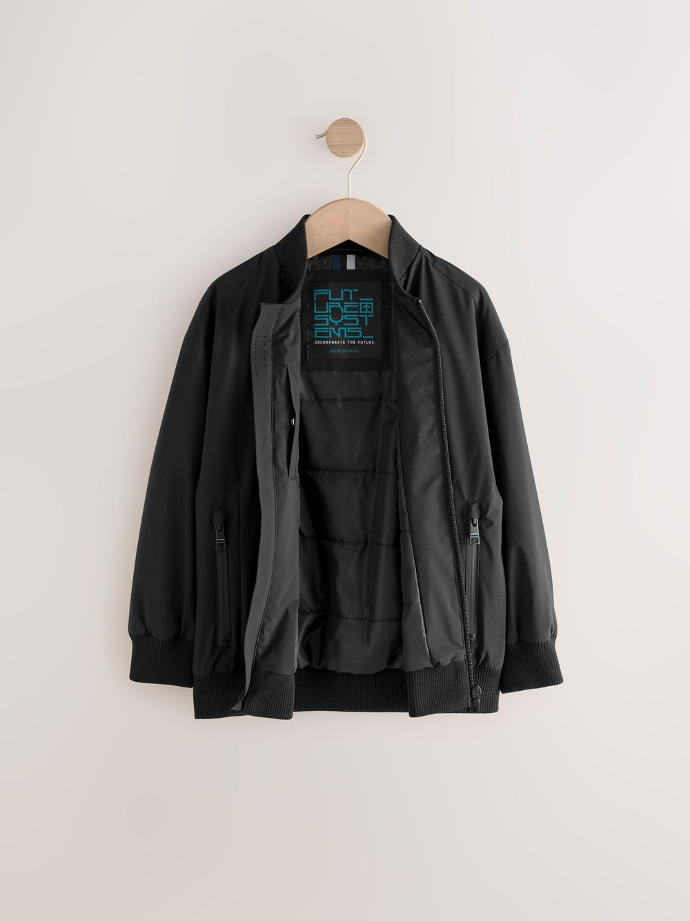 Бомбер для мальчика Next Q61-572, Черный