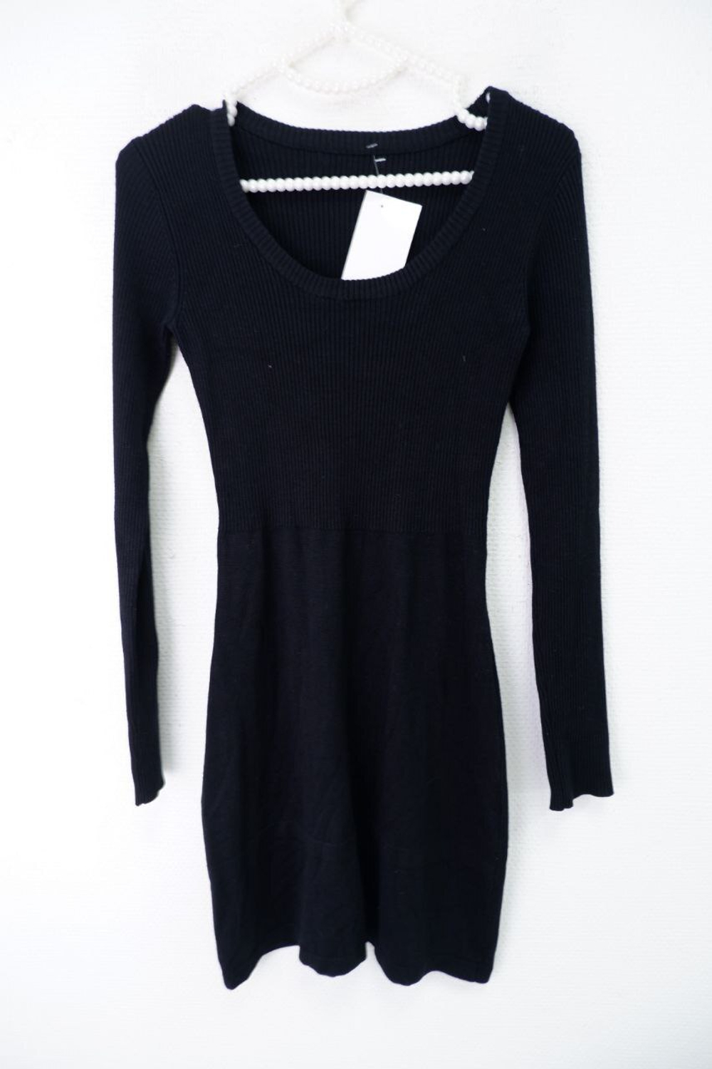 Платье-лапша черное 42 размер