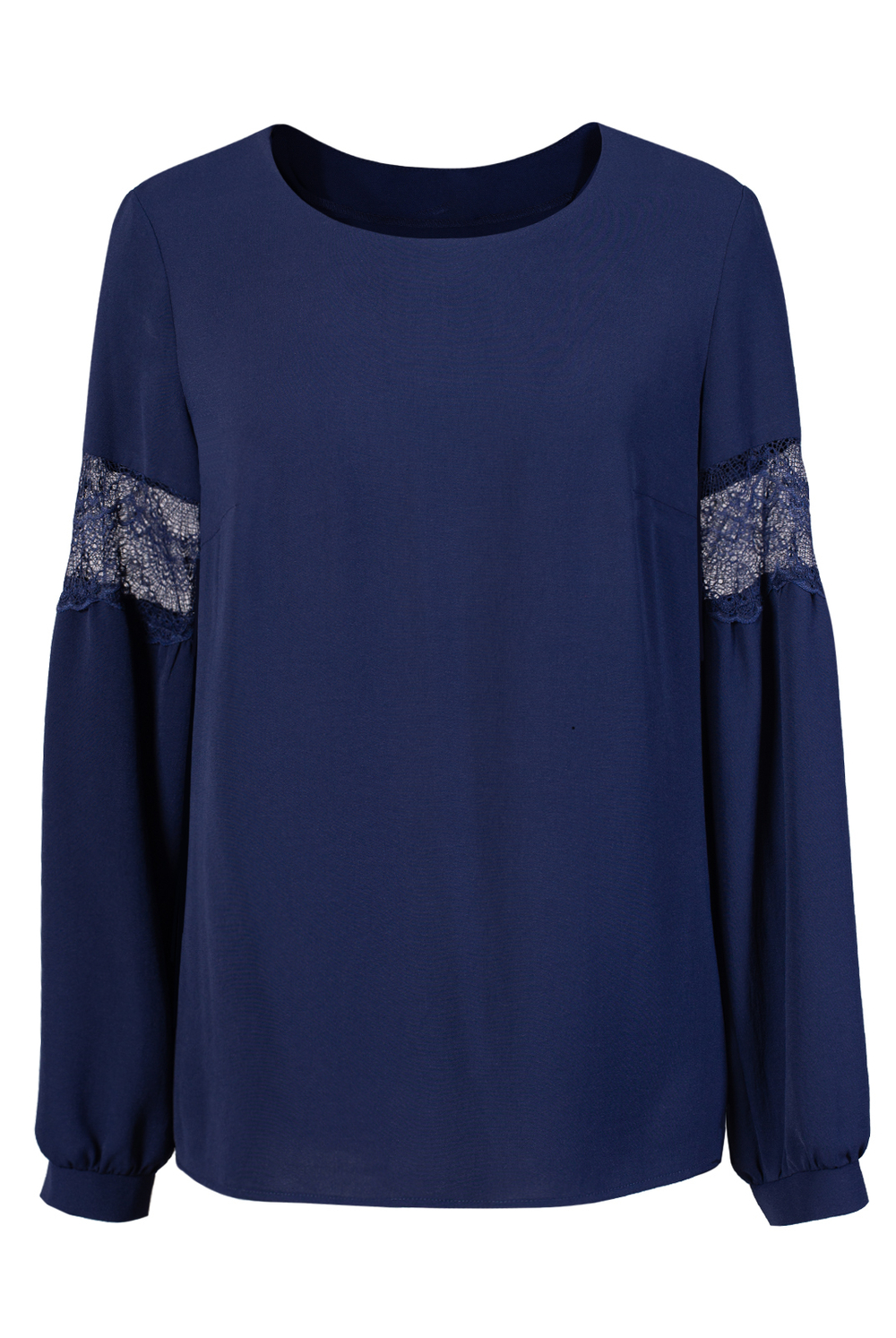 Блузка женская 2007зп, темно-синий #98ТС092007зп