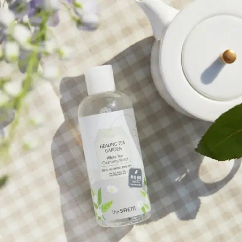 Средство для снятия макияжа The Saem Healing Tea Garden White Tea Cleansing Water (300мл)