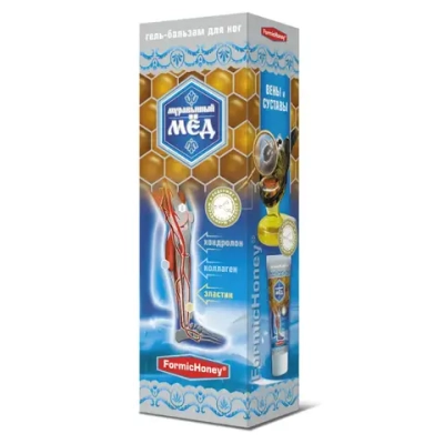 Муравьиный мед гель-бальзам для ног, охлаждающий, 70 г, Шустер