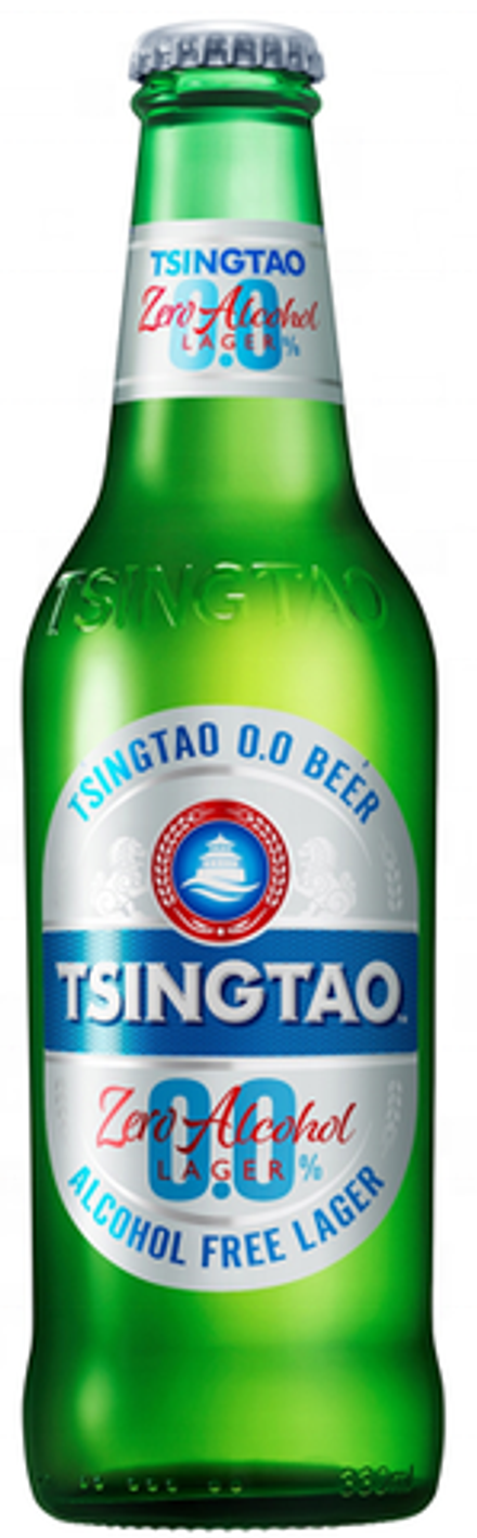 Пиво Циндао Безалкогольное / Tsingtao Zero 0.33 - стекло