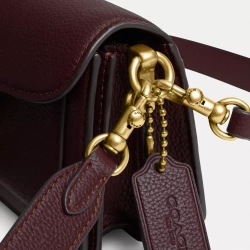 COACH СУМКА ЧЕРЕЗ ПЛЕЧО TABBY 20, БОРДОВЫЙ