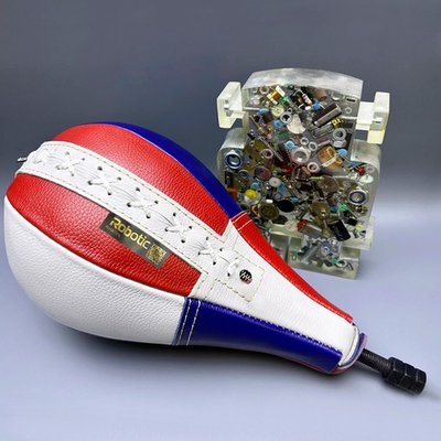 Набивная груша (цветная) с усиленной оксидированной шпилькой