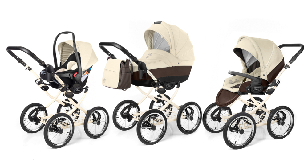 Коляска 3 в 1 Esspero Grand Classic (шасси Beige)