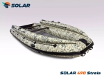 Лодка надувная моторная solar-490 strela jet tunnel с фальшбортом