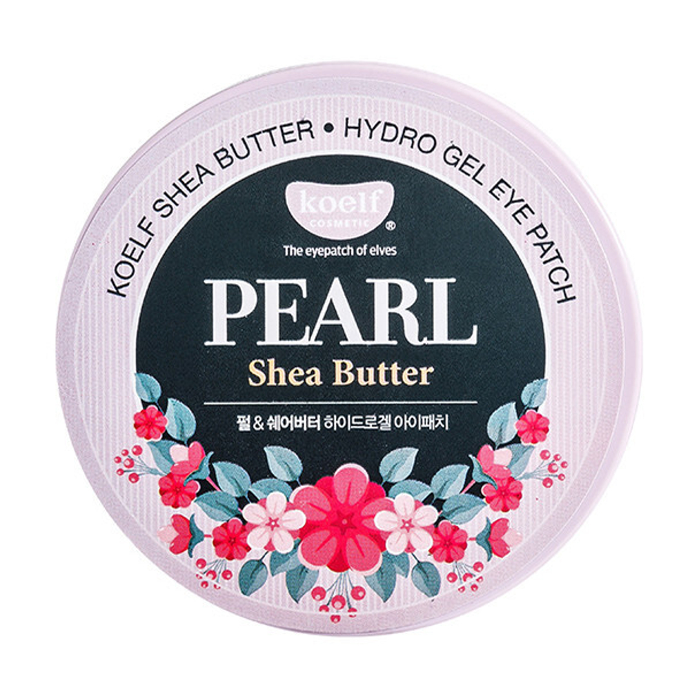 Патчи с маслом ши и жемчугом Koelf Pearl & Shea Butter Eye Patch, 60 шт