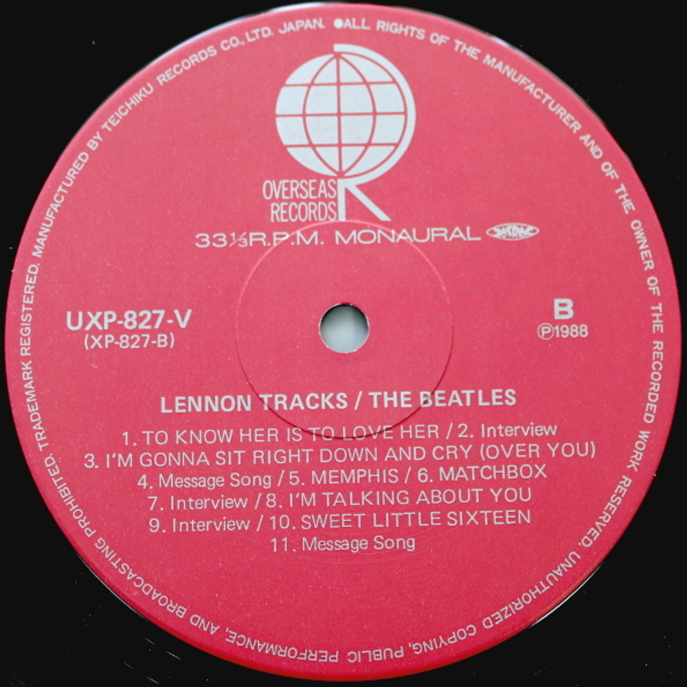 The Beatles / Lennon Tracks (LP)