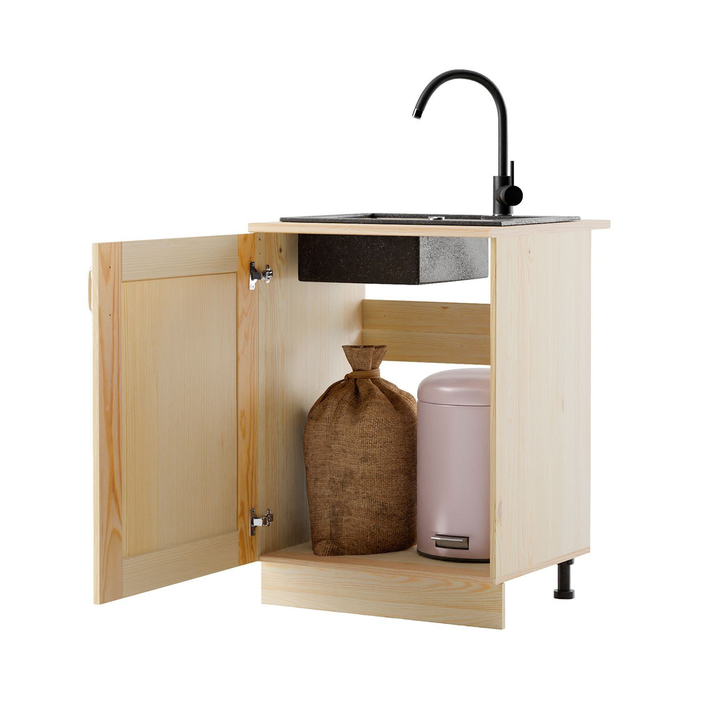 Кухонный модуль Венесуэла под мойку из массива сосны